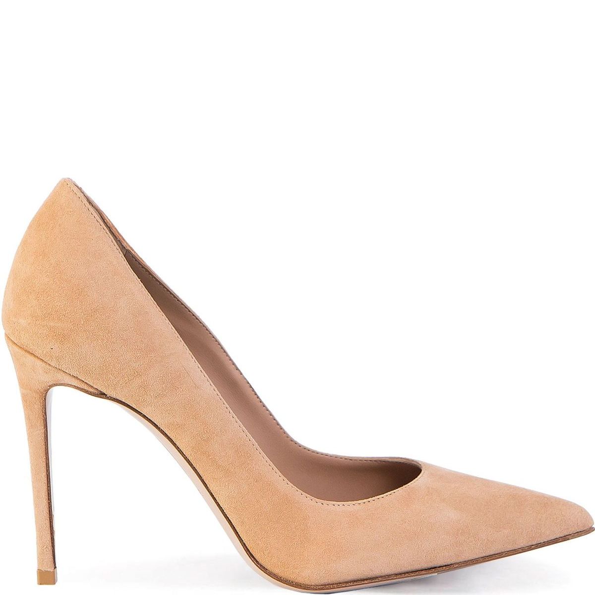 Замшевые туфли-лодочки