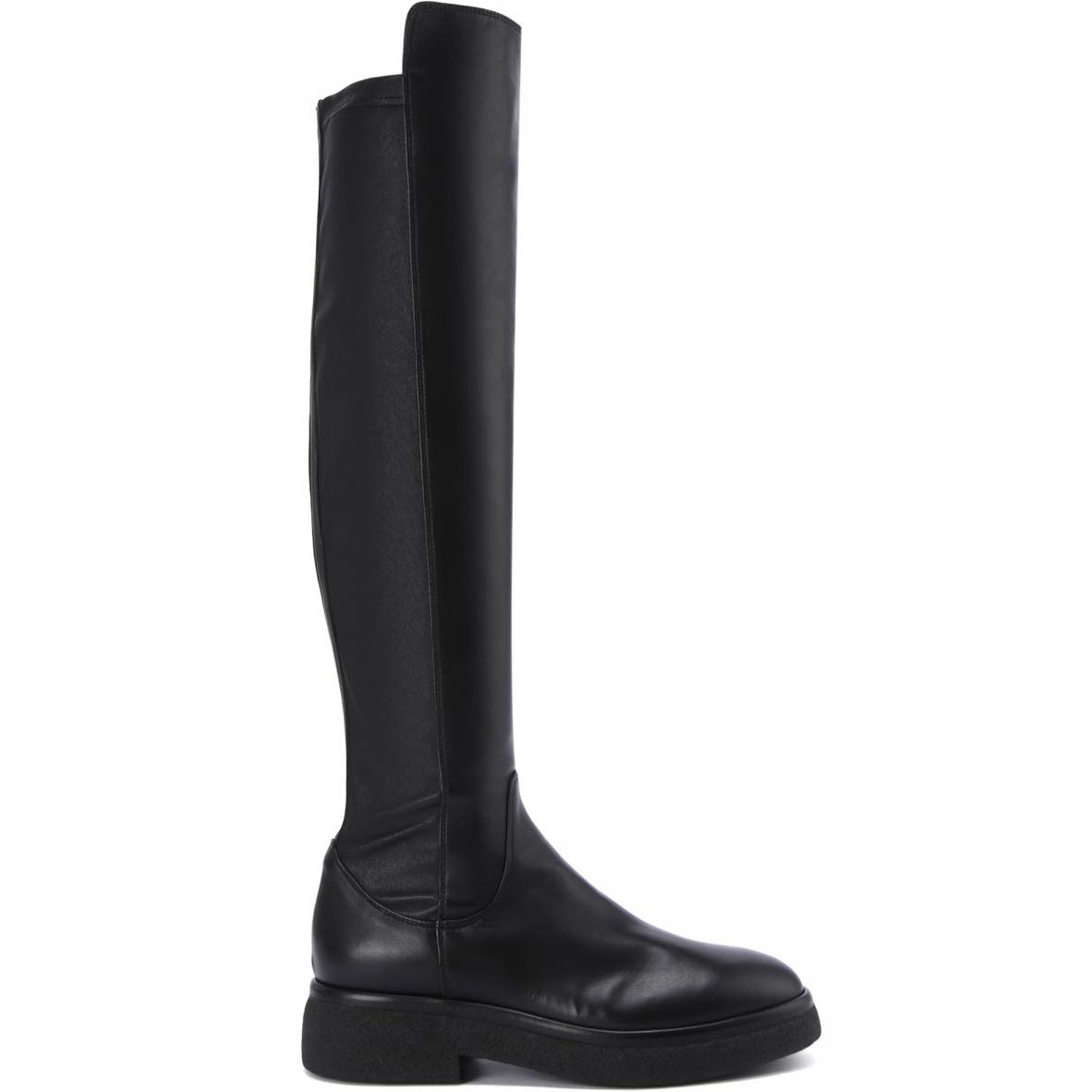 Кожаные сапоги
