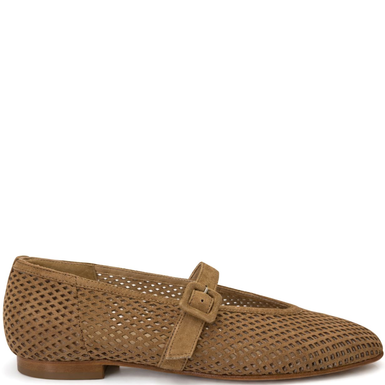 Замшевые балетки