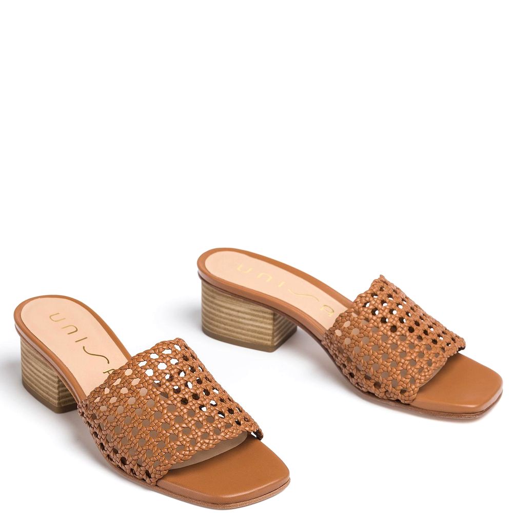 Кожаные сабо