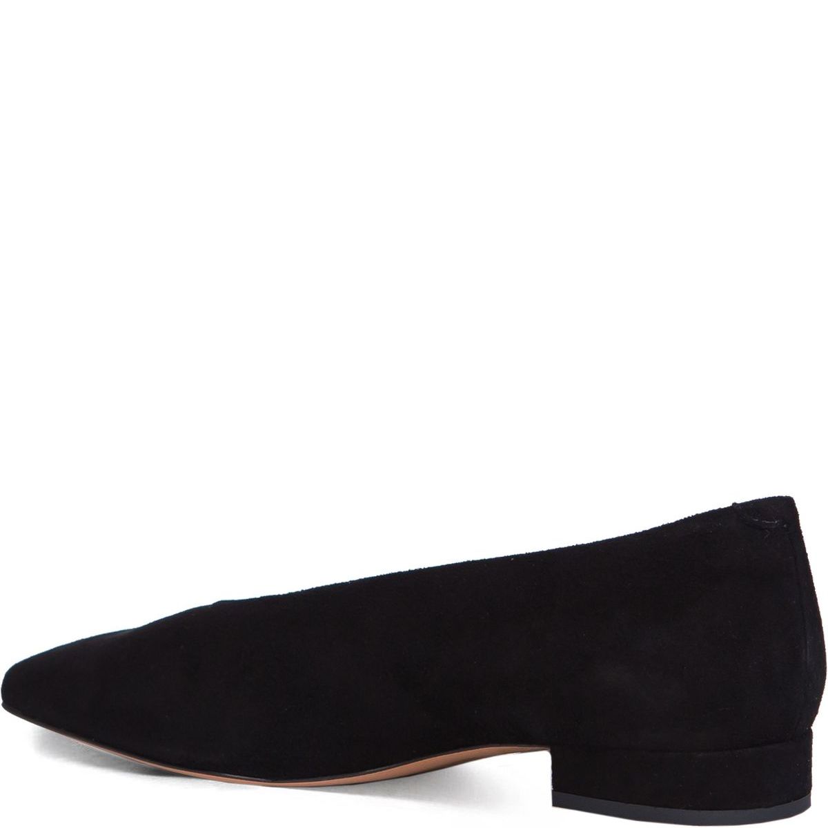 Замшевые балетки