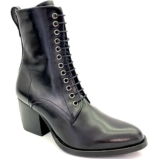 Кожаные ботильоны